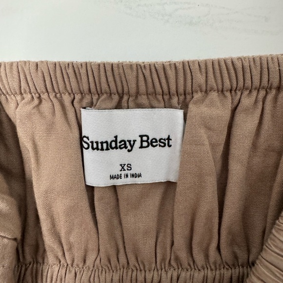 Sunday Best Martine Poplin Dress in taupe - Picture 3 of 3